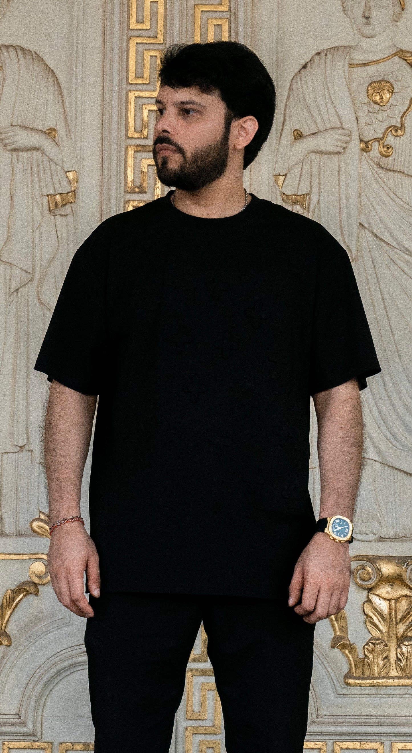 BLESSED “BLACK CROSS” TEE